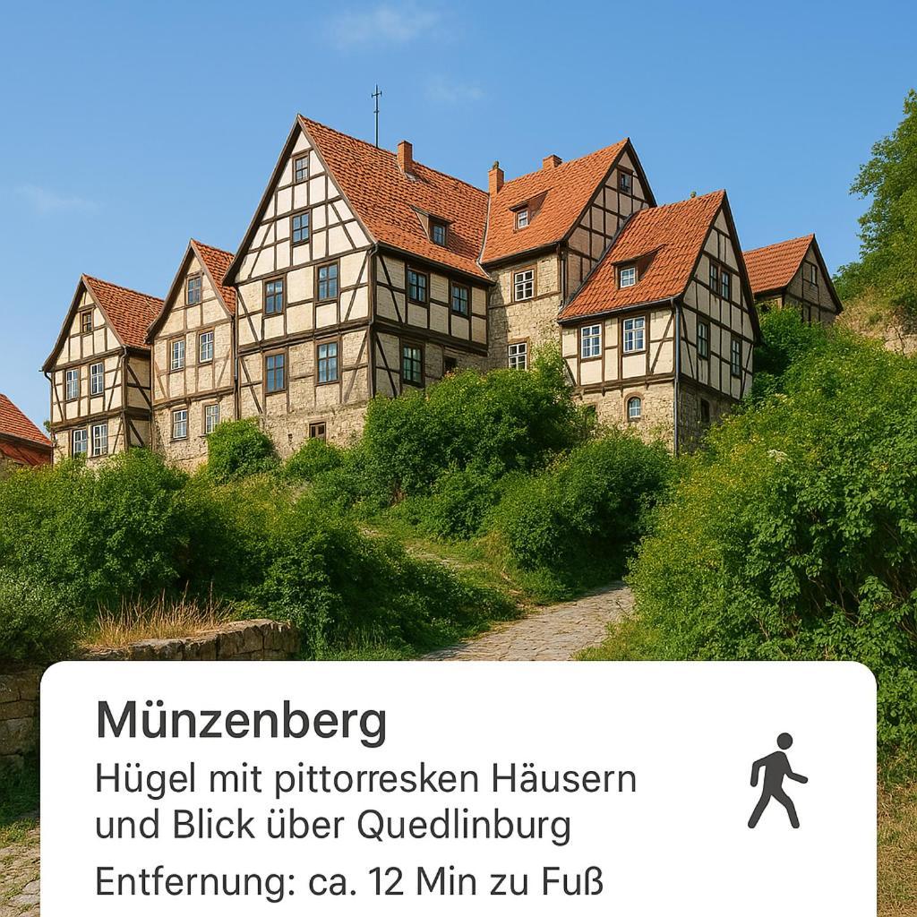 Harzer Fachwerkstube Quedlinburg Apartamento Exterior foto